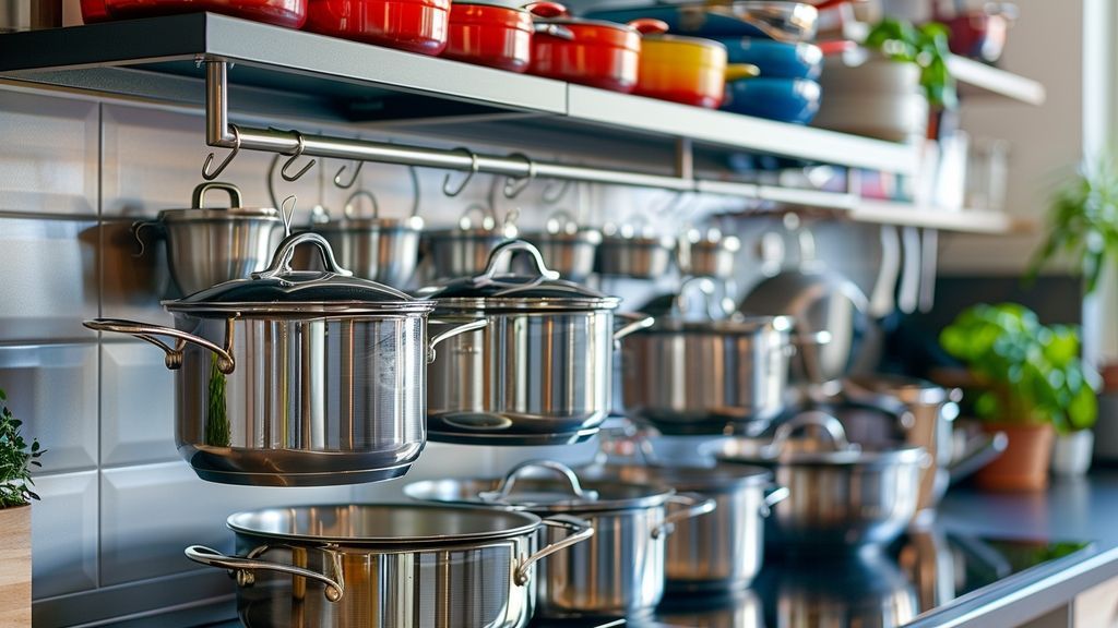 Les solutions de rangement pour poêles et casseroles